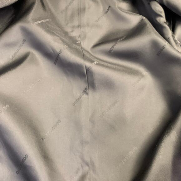 DSQUARED2 Size 38 Charcoal Wool Blend Notch Lapel Sport Coat - Picture 6 of 8